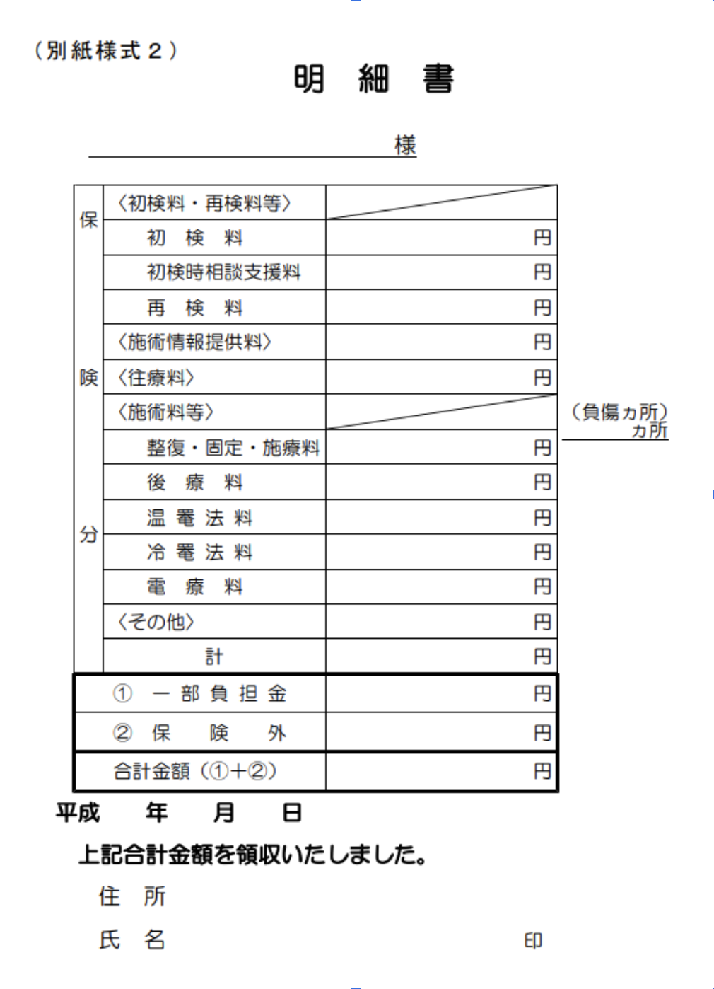 医療 費 控除 接骨 院
